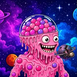 Oozlings #8627, Gumball Brain · Void Nebula