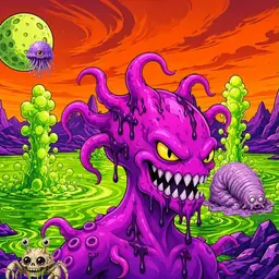 Oozlings #8640, Squid · Acid Lake