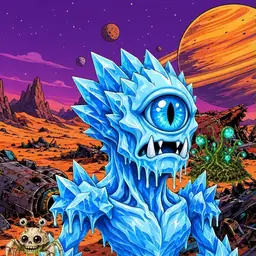 Oozlings #8643, Ice Cyclops · Ship Junkyard