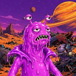 Oozlings #8649, Mutated Slug · Ship Junkyard