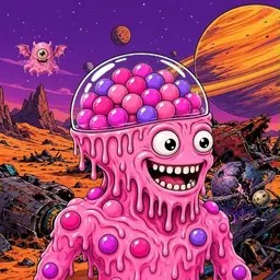 Oozlings #8656, Gumball Brain · Ship Junkyard