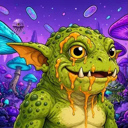 Oozlings #8665, Toad Goblin · Fungus Forest