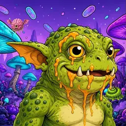Oozlings #8668, Toad Goblin · Fungus Forest