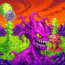 Oozlings #8683, Squid · Acid Lake