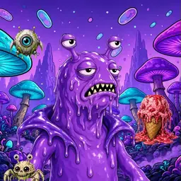 Oozlings #8708, Slug · Fungus Forest