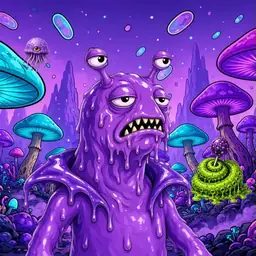 Oozlings #8722, Slug · Fungus Forest
