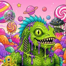 Oozlings #8732, Swamp Fish · Candy Planet