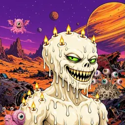 Oozlings #8735, Candle Wax · Ship Junkyard