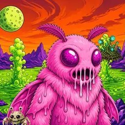 Oozlings #8759, Mutant Moth · Acid Lake