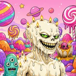 Oozlings #8763, Candle Wax · Candy Planet