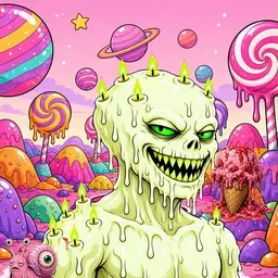 Oozlings #8791, Mutated Candle Wax · Candy Planet