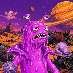Oozlings #8798, Mutated Slug · Ship Junkyard