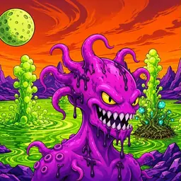 Oozlings #88, Squid · Acid Lake