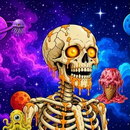 Oozlings #8812, Skull · Void Nebula