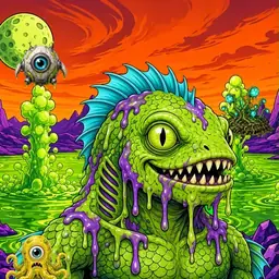 Oozlings #8819, Swamp Fish · Acid Lake