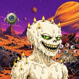 Oozlings #8823, Candle Wax · Ship Junkyard