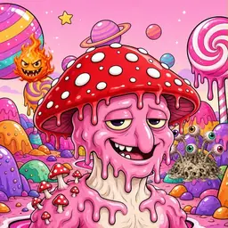 Oozlings #8833, Mushroom Head · Candy Planet