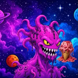 Oozlings #8835, Squid · Void Nebula