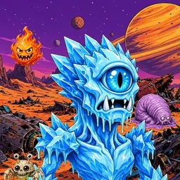 Oozlings #8863, Ice Cyclops · Ship Junkyard