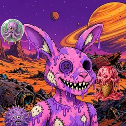 Oozlings #8875, Zombie Bunny · Ship Junkyard