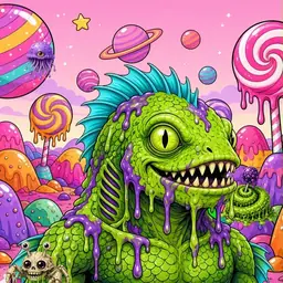 Oozlings #8894, Swamp Fish · Candy Planet