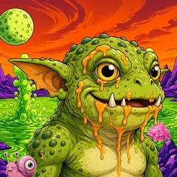 Oozlings #8923, Toad Goblin · Acid Lake