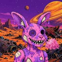Oozlings #8940, Zombie Bunny · Ship Junkyard