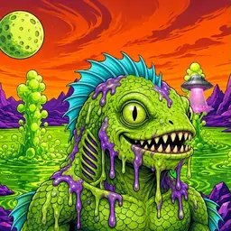 Oozlings #8948, Swamp Fish · Acid Lake