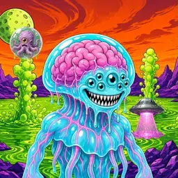 Oozlings #8964, Jellyfish Brain · Acid Lake