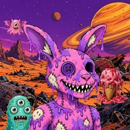 Oozlings #8975, Zombie Bunny · Ship Junkyard