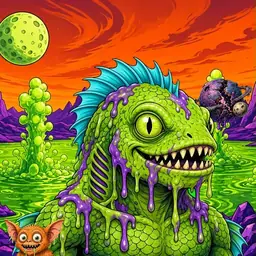 Oozlings #8979, Swamp Fish · Acid Lake