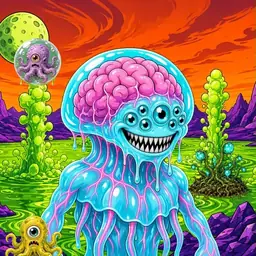Oozlings #898, Jellyfish Brain · Acid Lake