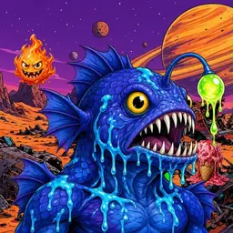 Oozlings #8990, Anglerfish · Ship Junkyard