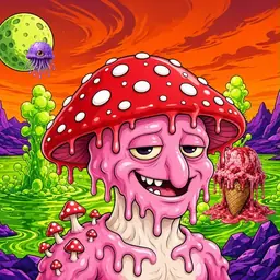 Oozlings #8996, Mushroom Head · Acid Lake