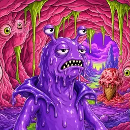 Oozlings #9016, Slug · Flesh Cave