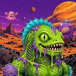 Oozlings #9023, Swamp Fish · Ship Junkyard