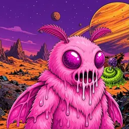 Oozlings #9036, Mutant Moth · Ship Junkyard