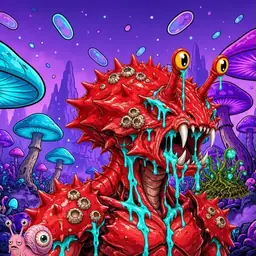 Oozlings #9073, Crab · Fungus Forest