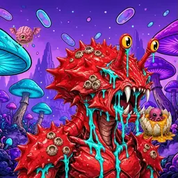 Oozlings #9082, Crab · Fungus Forest