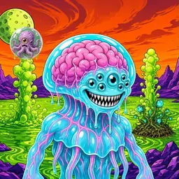 Oozlings #9088, Jellyfish Brain · Acid Lake