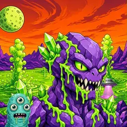 Oozlings #9107, Crystal Rock · Acid Lake