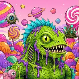 Oozlings #9115, Swamp Fish · Candy Planet