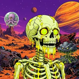 Oozlings #9133, Mutated Skull · Ship Junkyard