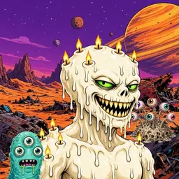 Oozlings #9138, Candle Wax · Ship Junkyard