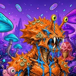 Oozlings #9139, Mutated Crab · Fungus Forest
