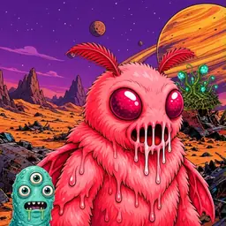 Oozlings #9150, Mutated Mutant Moth · Ship Junkyard