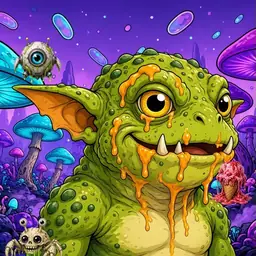 Oozlings #9167, Toad Goblin · Fungus Forest