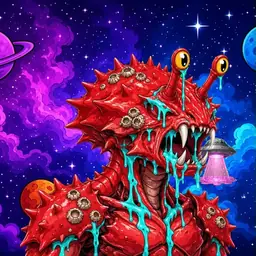 Oozlings #917, Crab · Void Nebula