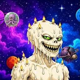 Oozlings #9170, Candle Wax · Void Nebula