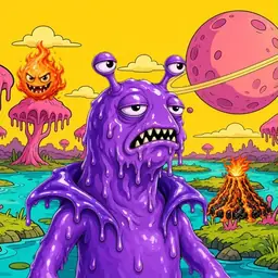 Oozlings #9202, Slug · Turquoise Swamp